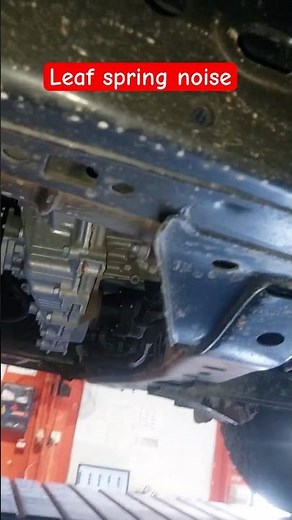 How to fix leaf spring noise #suspension #noise #mechanic