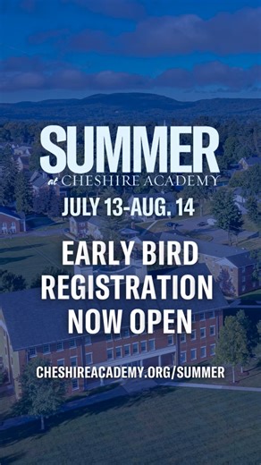 Cheshire Academy on Instagram: "Summer at Cheshire Academy early bird registration is now open! Keep your brain sharp with classes like Integrated Math where you can benefit from one on one instruction and support. ☀️Register today to save $300: cheshireacademy.org/summer #cheshireacademy #academics #summer #connecticut"