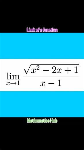 Mathematics Hub on Instagram: "Limit of a function #limit #viralreels #viral #maths"