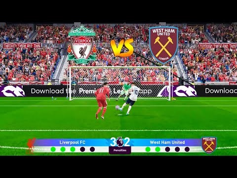 Liverpool 🔴 vs West Ham United ⚒️ 2026 Penalty Shootout | PES 2021 Ultra Realistic Simulation