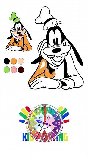 DISNEY'S GOOFY PAINTING | EASY CARTOON ART