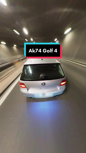 Modified Volkswagen Golf 4 Tuning with Ak74 Features
