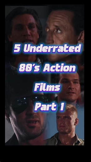 Underrated 80’s action movies: part 1. #film #movie #cinema #80s #action #Top5Movies #80smovies #80saction #80sactionmovies #MustWatchMovies #MovieRecommendations #films #slyvesterstallone #patrickswayze #dolphlungren