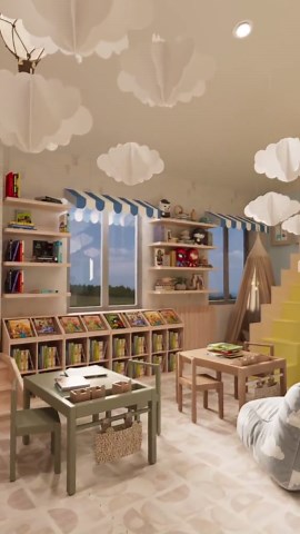 Custom Children's Indoor Play Area Design: 3D Rendering, Production & Installation | for 70 Sqft - Etsy