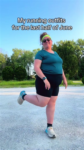 June running OOTD #fatrunner #plussize #run #running #runningootd #ootd