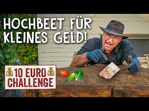 Build your own raised bed for under €10! 💰 Filling a raised bed correctly - DIY upcycling in the ...