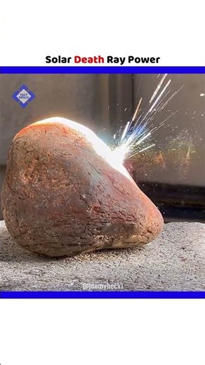 😱 Solar Death Ray Experiment #shorts