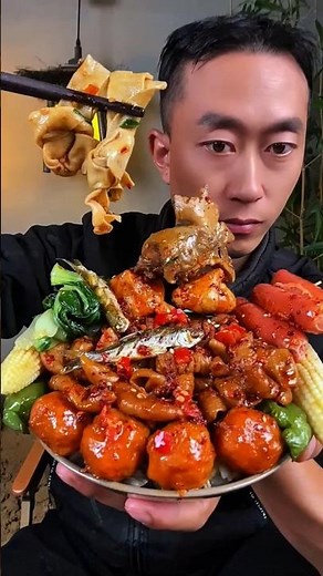 Home-cooked meals 😋 food asmr video 👌 #mukbang