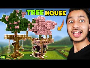 Finally! I Build My First Survival House 😃 || Minecraft Survival ep4