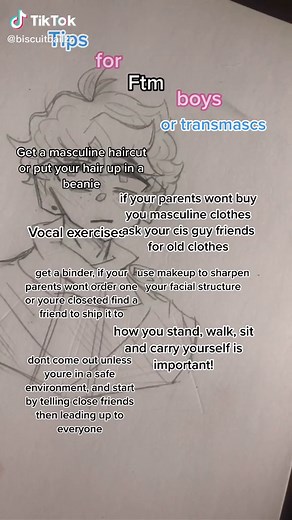 ftm tips :) #ftm #transmasc #tips #summer #fyp #blowup #art #drawing #nonbinary