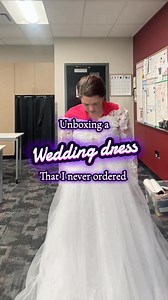 114 reactions · 47 comments | Unboxing a wedding dress I didn’t order. It has my name, my address, and I am SO confused. Is this a scam? A mistake? A weird new phishing trick?Help me figure this out.#WeddingDressScam #UnboxingMystery #MailScam #WeirdPackage #unboxing #WeddingDressMystery #TrueStory #ScamAlert #teacherlife | Tamara Hancock | Facebook