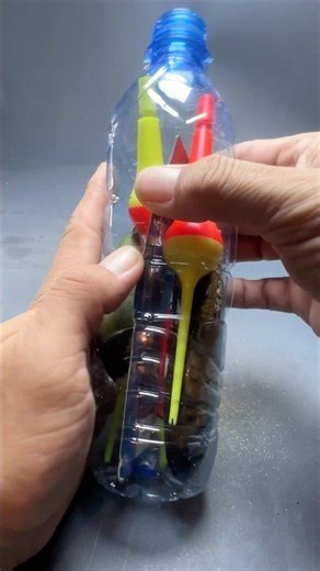 Bottle Tackle Hack #fishing #fishinghacks #fishingtips #fishinggear #diyfishing #tacklebox