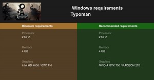 Typoman System Requirements — Can I Run Typoman on My PC?