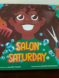 The Best Hairstyle for First Visit to Salon in Adorable Picture Book for Young African American Girls
