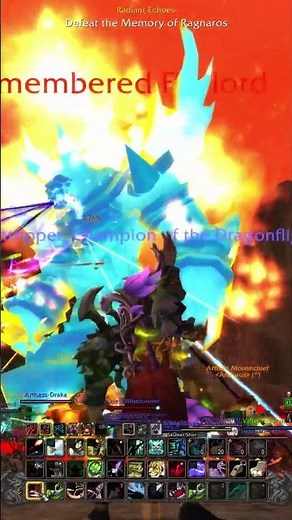 ☠️ Defeat the Memory of Ragnaros the Firelord, The Cauldron, Radiant Echoes, 70 BM Hunter...