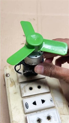 How to make dc fan with motor #dcmotor #dcfan #project