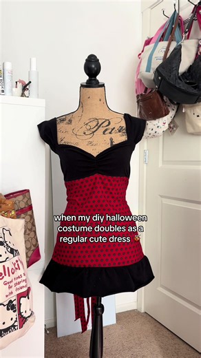 🐞🗝️💋 #diy #sewing #ladybugcostume #2000sfashion #sewingdiy | diy halloween costumes