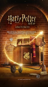 Shop magical gifts and experience our Platform 9 ¾ photo op at Harry Potter Shop King's Cross! ⚡️ | The Harry Potter Shop