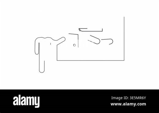 A presentation illustrating hand safety and proper knife handling techniques, emphasizing workplace safety and training Stock Video Footage - Alamy
