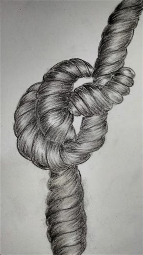 How To Draw Rope Drawing ||🪢|| Easy Drawing ||✌🏻||