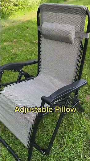 Folding Zero Gravity Chair Sun Lounger Recliner For Beach Patio Garden Camping Outdoor