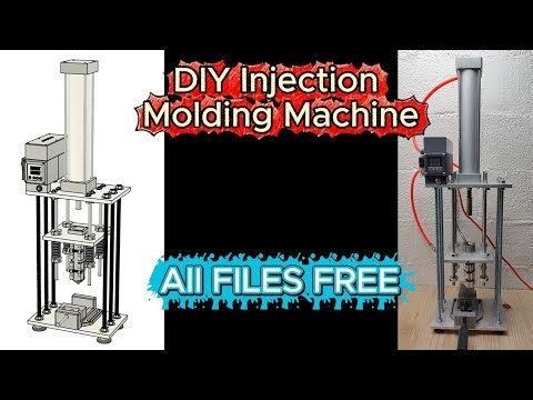 DIY Injection Molding Machine – Build Your Own at Home (All Files Included)