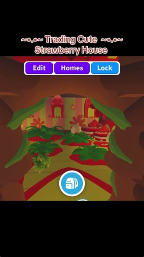 trading cute strawberry grinding house #adoptme #adoptmeroblox #roblox #adoptmehouse #adoptmetrades