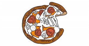 Cheddar Cheese Pizza coloring page ♥ Online or Printable for Free!