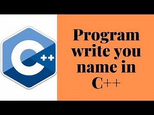 program to print your name on visual studio