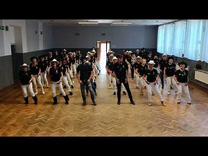 Flobie Slide Line Dance Demo Beginner (Music) Taniec Liniowy