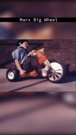 The Big Wheel was 1st developed by Louis Marx and Company in 1969 #bigwheel #marx #1969 #tricycle #nostalgic #retrotoys #retro #retrotech #techgeek