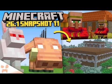 NAMETAGS REMOVED, NEW MOB + MANSION UPDATE?! | Minecraft 26.1 Snapshot 11