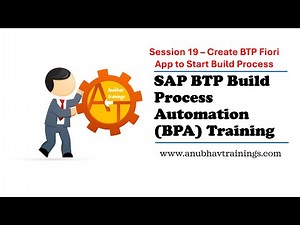 S01E19 Create BTP Fiori App to Start Build Process | Develop BTP Fiori App