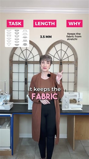 Which stitch length, which task? ☝️