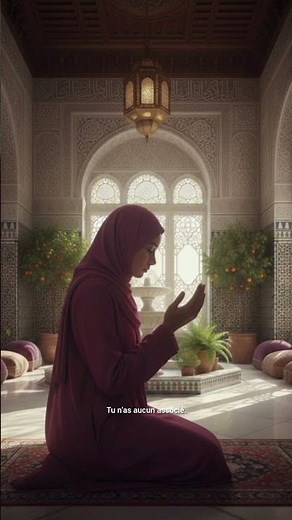 Morning supplication in French to thank Allah