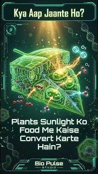 How Plants Make Food Using Sunlight | Photosynthesis Explained 🌱☀️ #photosynthesis #science #plants