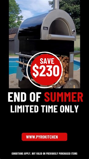 Get your Caldo Hybrid Oven and we’ll include a Premium Peel, Cutter, and Tuscan Grill — FREE! That’s $230 in bonuses to kickstart your outdoor cooking season. 🔥 Hurry, while supplies last! | Pyro Kitchen