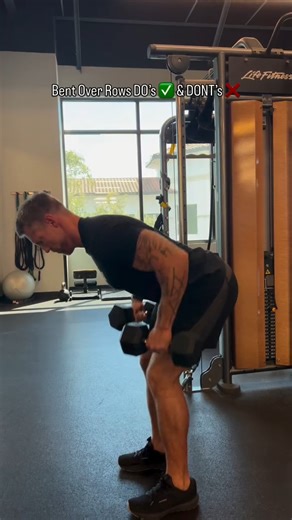 BENT-OVER ROW FORM: DO’S ✔️ & DON’TS 🚫 ✔️ Do: Hinge forward, keep your core tight, and pull with your back — elbows driving toward your hips 🚫 Don’t: Stand too upright or yank the weight like you’re trying to win a tug-of-war Clean form means your lats and upper back actually do the work instead of momentum 🔥 📌 Save this for your next pull day & tag someone who needs a row reality check. | V Shred
