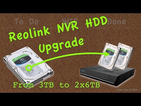 Reolink NVR RLN16-410 hard drive upgrade