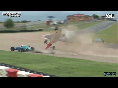 Formula Vee South Africa 2023. Race 1 Zwartkops Raceway. Big Crash Flips