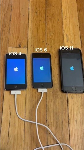 iPod touch 2 on iOS 4 vs iPod touch 4 on iOS 6 vs iPhone 6 on iOS 11