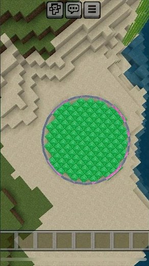 Perfekter Kreis in Minecraft 🤯