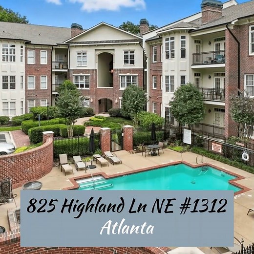 For Sale! 825 Highland Ln NE #1312, Atlanta 2 Bedrooms | 2 Bathrooms | 1,275 SqFt Welcome to The Carlton—a gated condominium community perfectly positioned between Freedom Park and Poncey-Highland! View the property website at www.listing4.com/825highlandlnne1312 and call me at (404) 217-0669 for a showing. | Robyn Binger Atlanta Homes