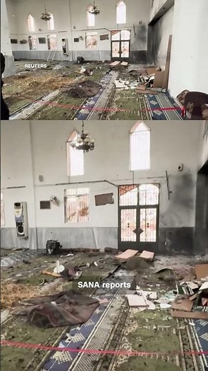 Deadly explosion at Syrian mosque during Friday prayers