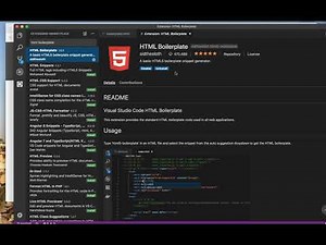 How to install HTML boilerplate (template) in Visual Studio?