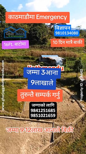 45K views · 545 reactions | जम्मा 9 लाख आनाले काठमाडौँमा जग्गा...