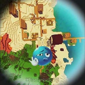 luckiest seed #shorts #minecraft #gaming