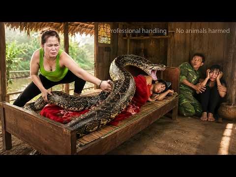 72 Hours of Disaster - Giant Python Invades and Attacks Girl While She Sleeps, a Terrifying Moment