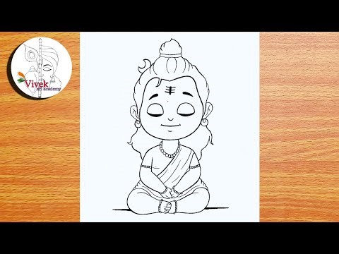 How to Draw Lord Shiva | Easy Drawing | Maha Shivratri Drawing