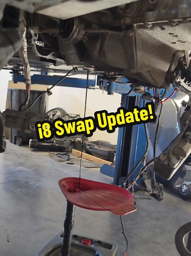 B58 i8 swap update! As Expected, making it awd is giving us some hurdles to jump over! #b58i8 #bmw #i8swap #b58engine #bmwi8